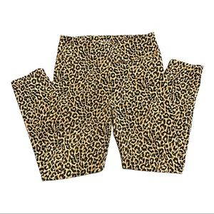 J. Crew High-Rise Leopard Print Leggings Size XS